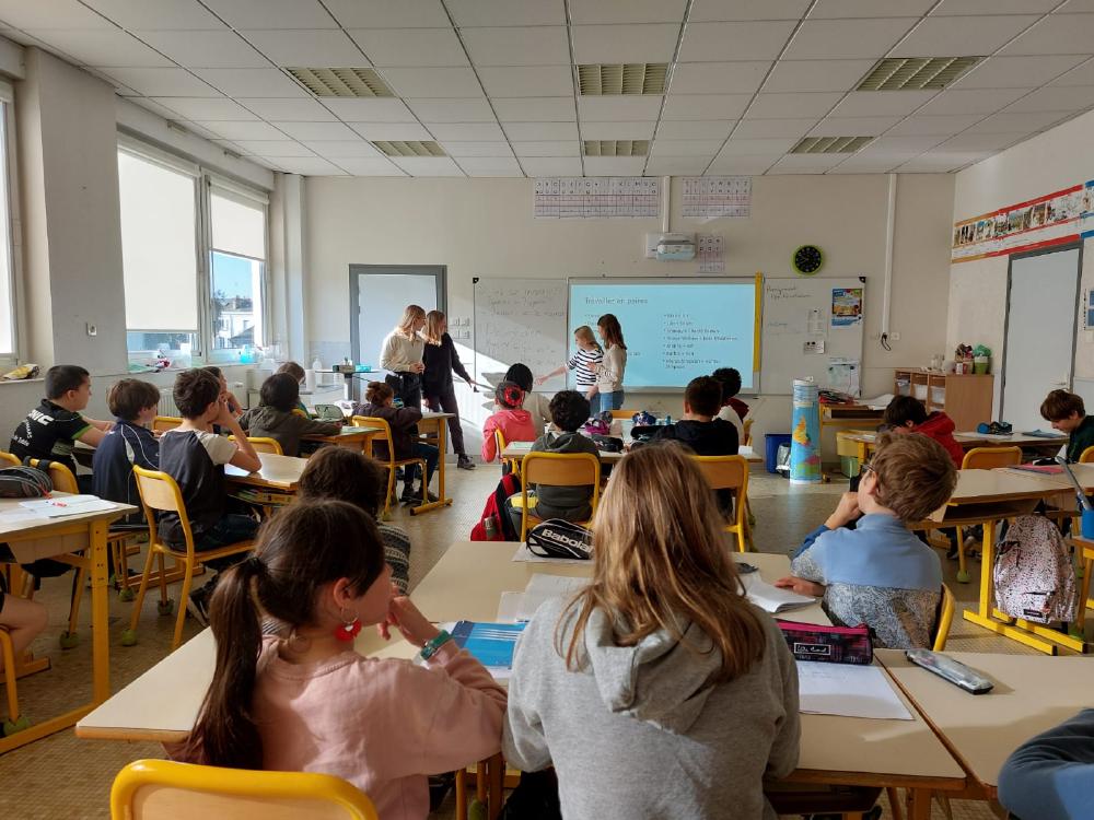 Visite etudiants prague en école
